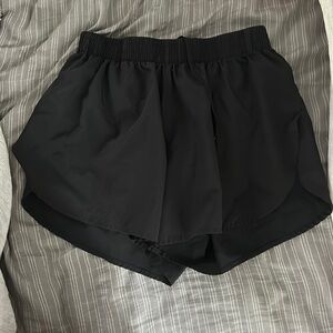 Adidas medium black running shorts